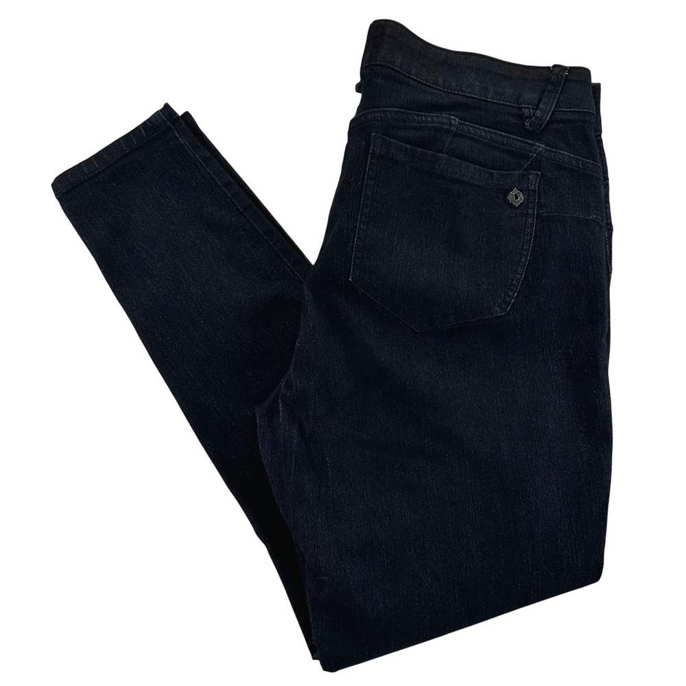 Democracy Absolution Skinny Jeans Womens 14 Dark Indigo Blue High Rise B1105Q4QV